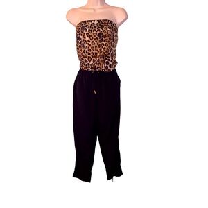Leopard Print Jumpsuit Animal Print